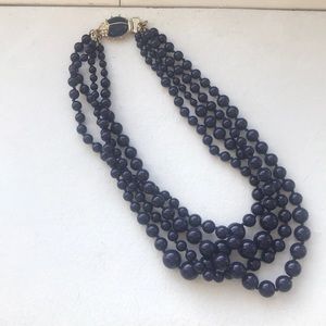 Blue JCrew beads